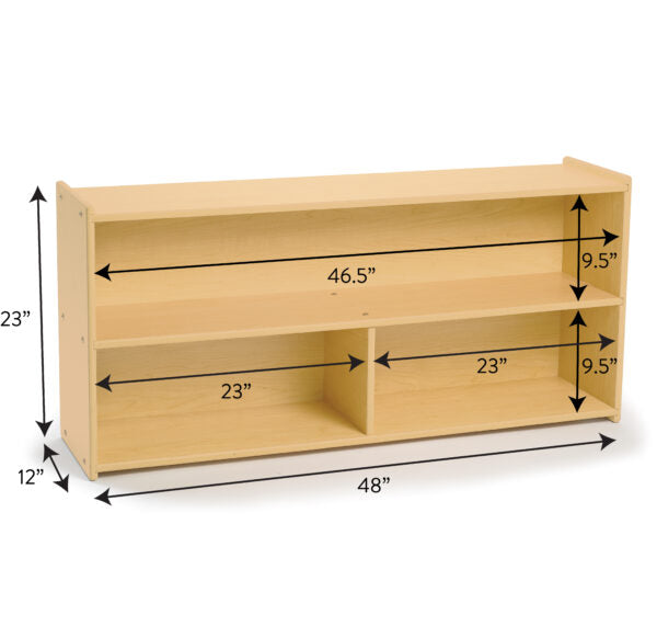 Value Line Toddler 2-Shelf Storage