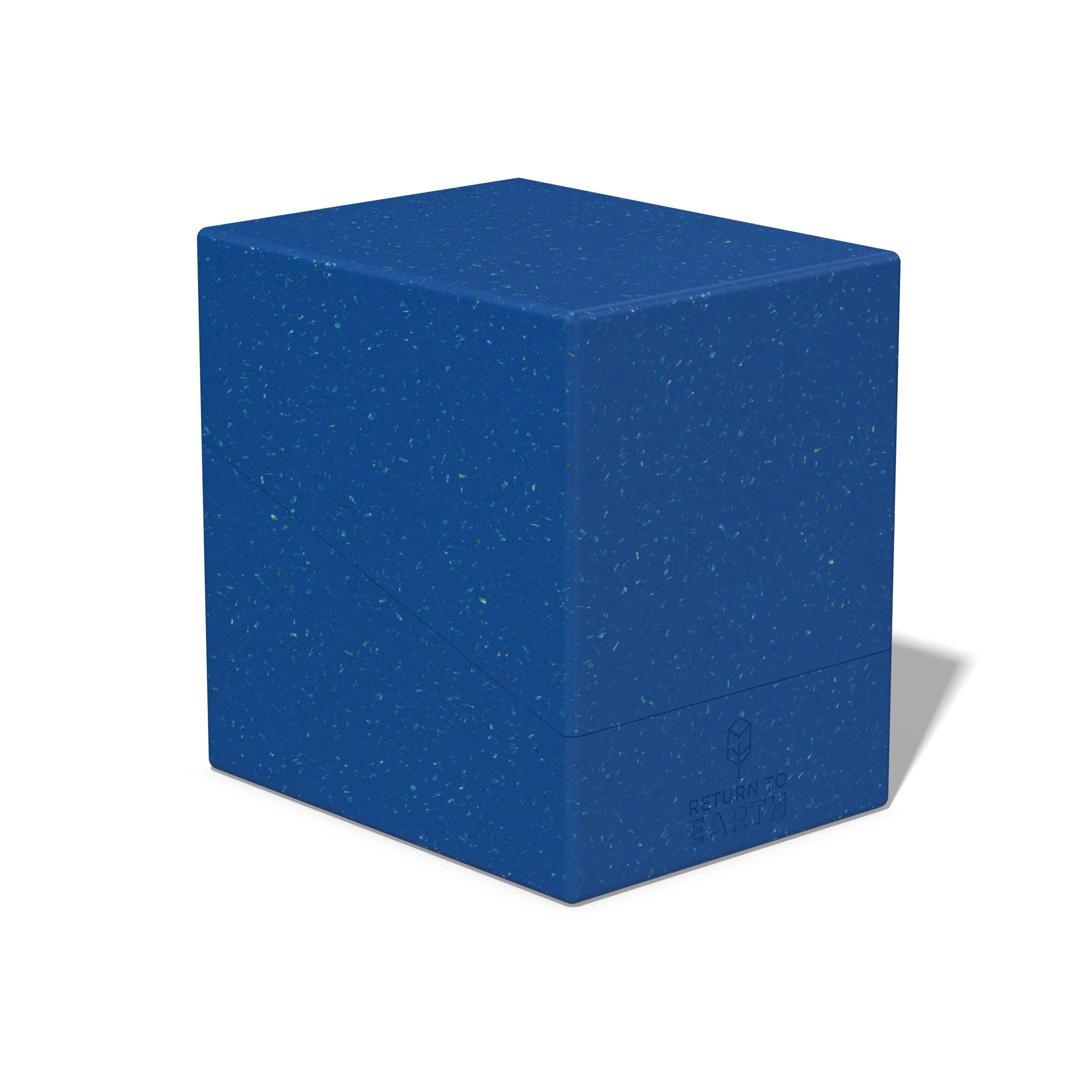 Ultimate Guard RTE Boulder 133+, Deck Case for 133 Double-Sleeved TCG Cards, Blue, 87% Renewable, Made in Germany, Secure & Durable Storage
