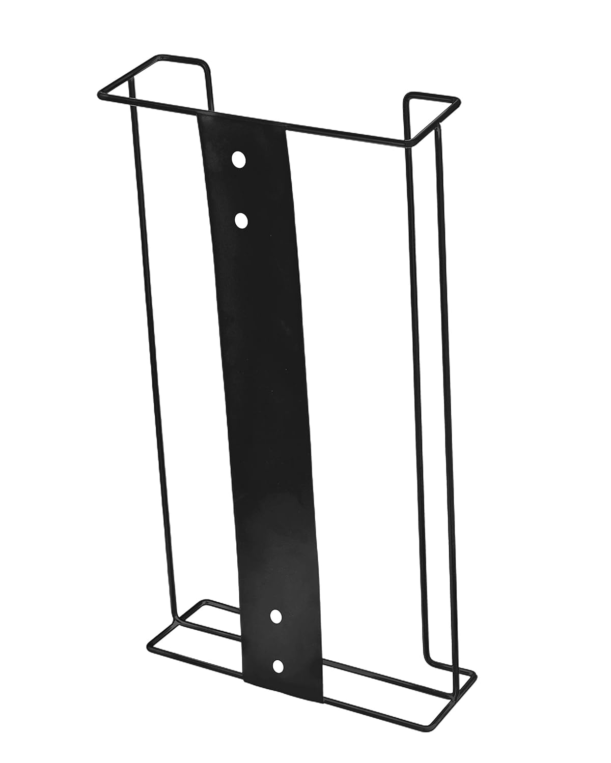 Alpine Industries Quadruple Box Wire Wall Mount Glove Dispenser, Black