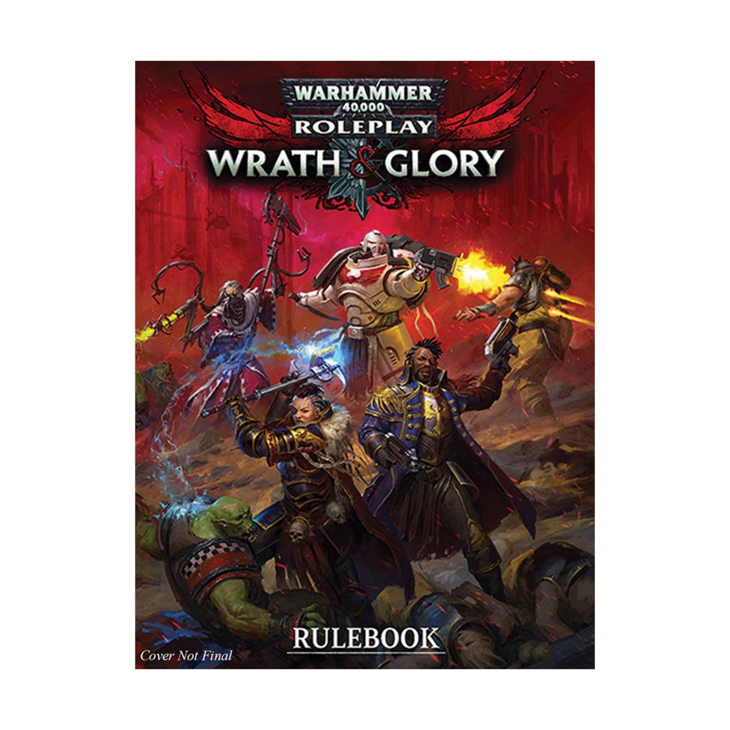 Warhammer 40000 | Wrath & Glory Core Rulebook | Roleplaying Game | 2+ Players | Ages 14+ | 60 to 90 Minutes Playing Time