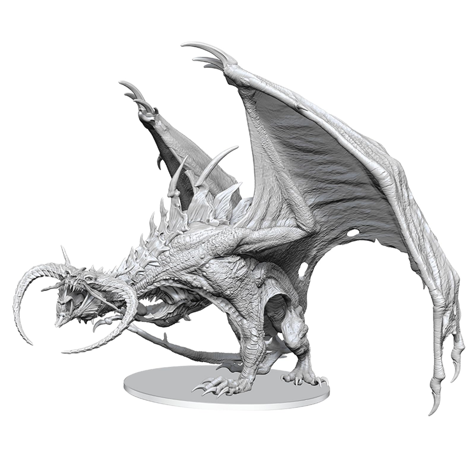 WizKids Pathfinder Battles Deep Cuts: Diabolic Dragon Boxed Miniature | Unpainted Figure