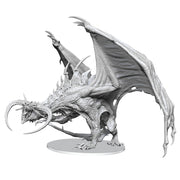 WizKids Pathfinder Battles Deep Cuts: Diabolic Dragon Boxed Miniature | Unpainted Figure