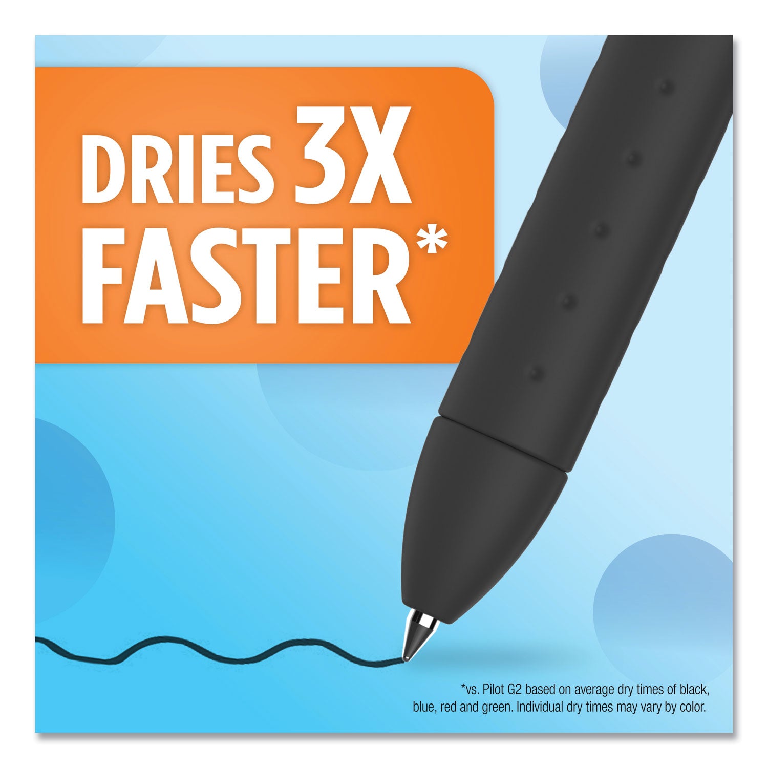 Paper Mate InkJoy Gel Pen - 0.7 mm Pen Point - Retractable - Black Ink - Gel-based - Black Barrel - 1 Dozen