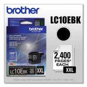 Brother LC-10EBK Original Inkjet Ink Cartridge - Black - 1 Each