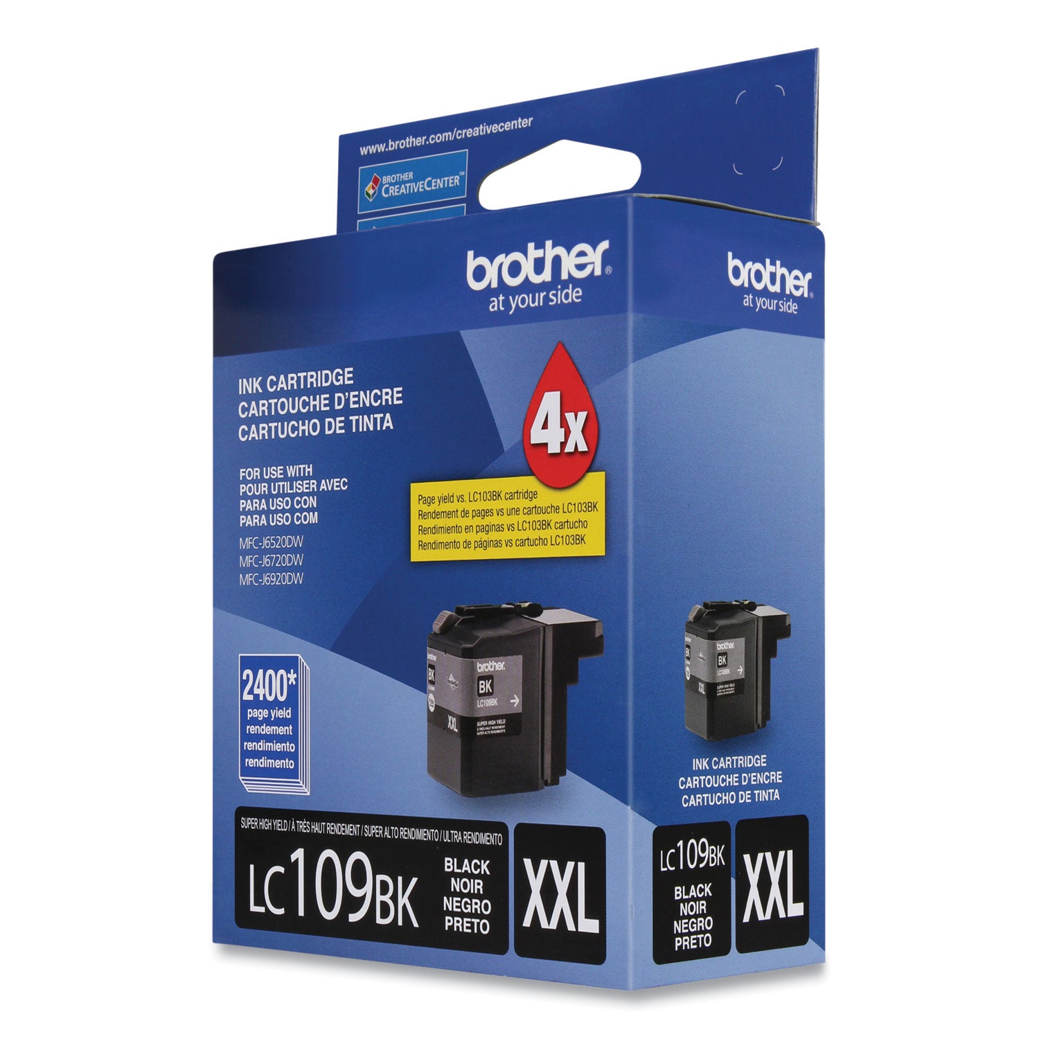 LC109BKS Innobella Super High-Yield Ink, 2, 400 Page-Yield, Black