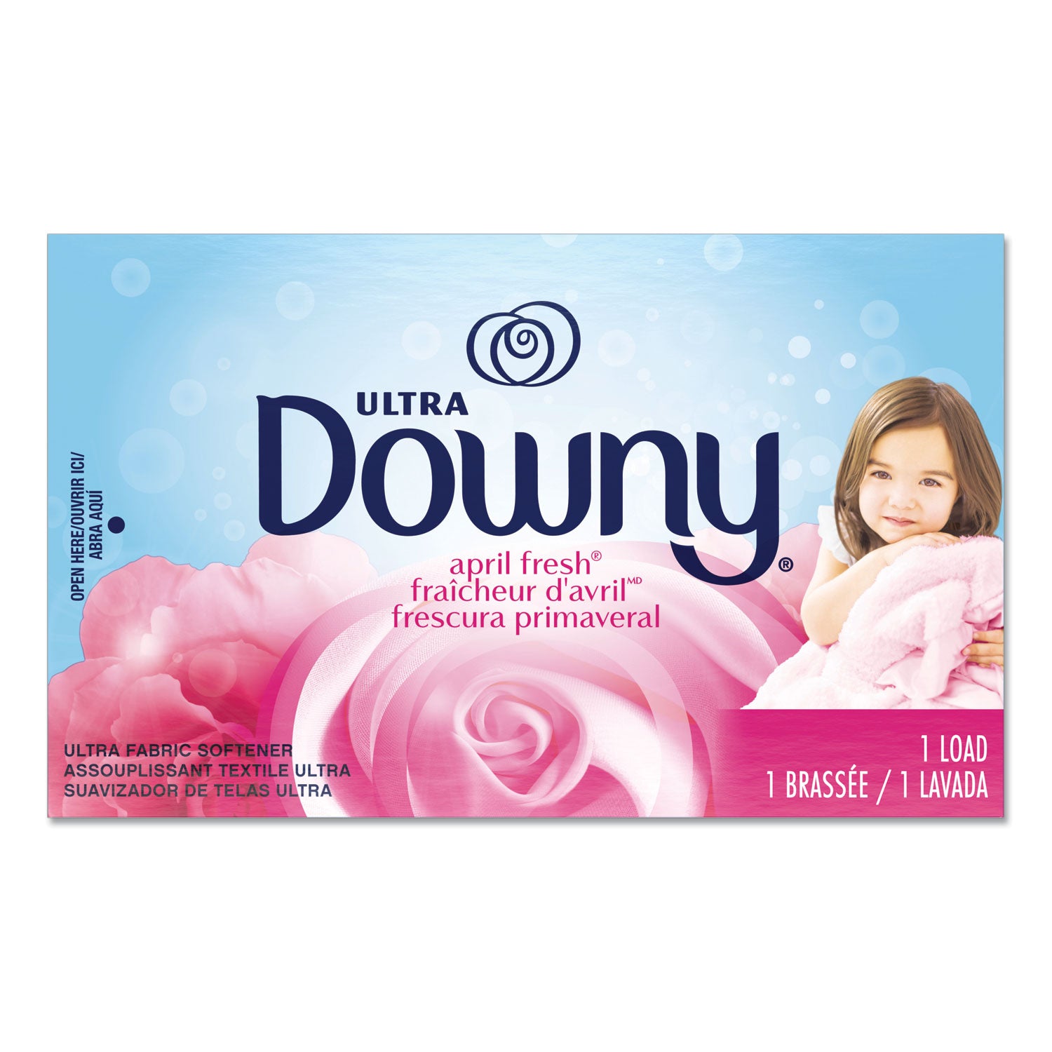 Coin Vend Liquid Fabric Softener, Single-Use Packet, April Fresh, 156/carton