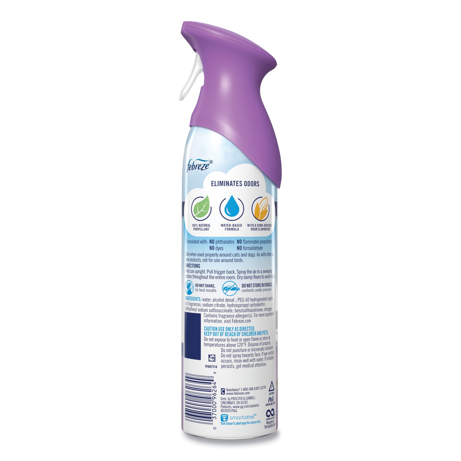 Febreze Air Freshener Spray, Mediterranean Lavender Scent, Odor Neutralizer, 8.8 fl oz, 1 Each