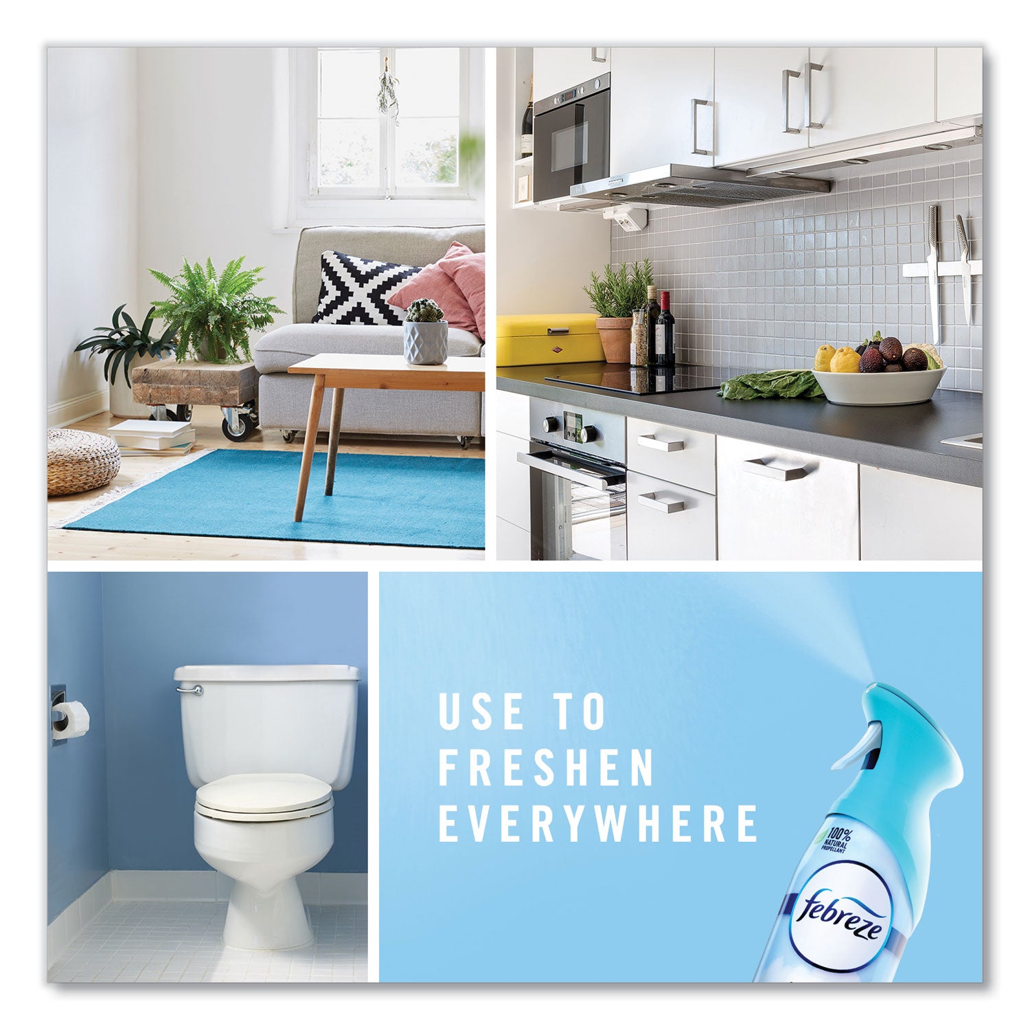 Febreze Air Freshener Spray, Mediterranean Lavender Scent, Odor Neutralizer, 8.8 fl oz, 1 Each