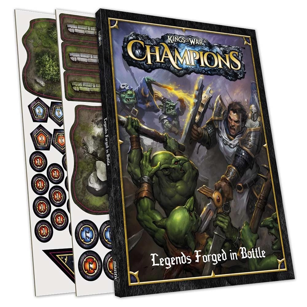 Mantic Games, Kings of War Champions: Rulebook & Tokens