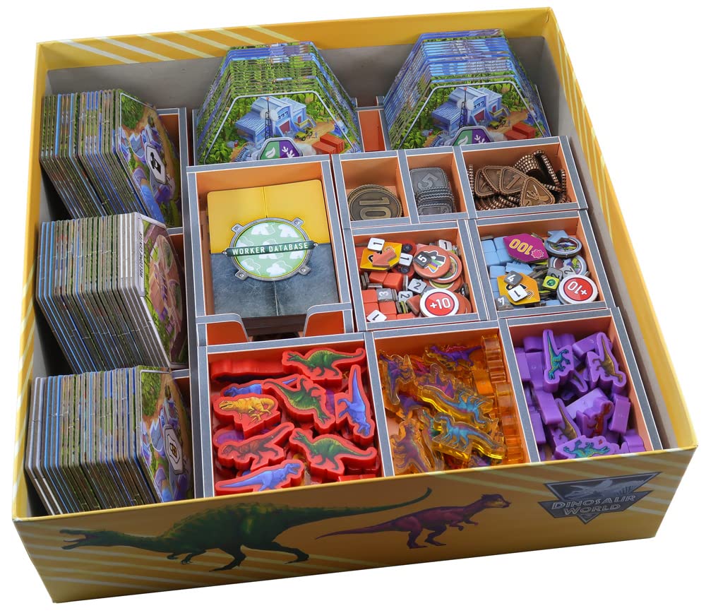 Folded Space Box Insert Color: Dinosaur World
