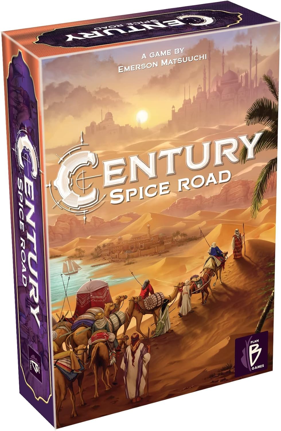 Century Spice Road Board Game | Strategy/ Exploration/ Family Board Game | Ages 8 + | 2 to 5 Players | Average Playtime 30-45 Minutes | Made by Plan B Games,Multi-Colored,40000ENPBG