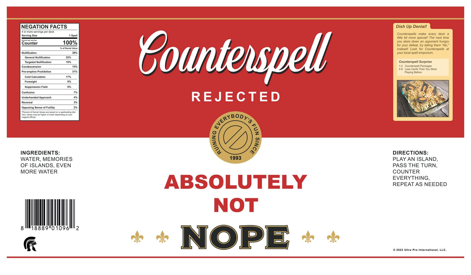 Counterspell Rejected Playmat, 13.75" x 24"