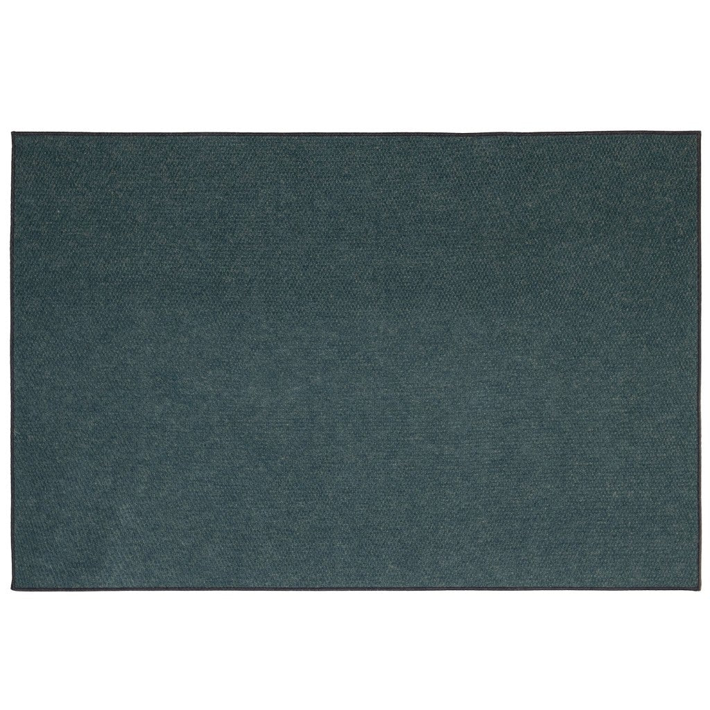 All Seasons Mountainside Outdoor Indoor Slip Resistant UV Tested Rug - 6ft x 9ft - Rectangle - Pine Green