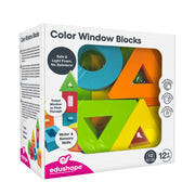 Color Window Blocks - Bright Fun and Colorful Blocks for Babies, Stacking Easy-to-Grip Sensory Play