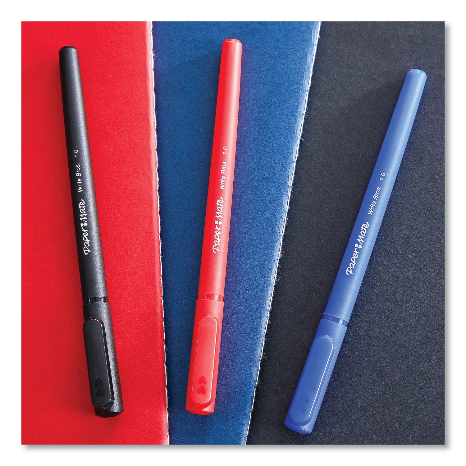 Paper Mate Write Bros. 1.2mm Ballpoint Pen - 1.2 mm Bold Pen Point - Blue Ink - 1 Dozen