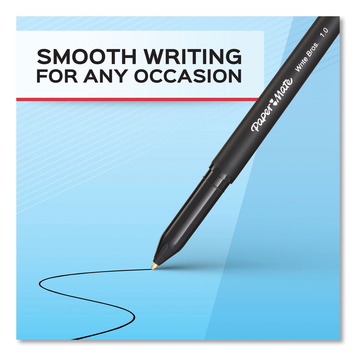 Paper Mate Write Bros. 1.2mm Ballpoint Pen - 1.2 mm Bold Pen Point - Blue Ink - 1 Dozen