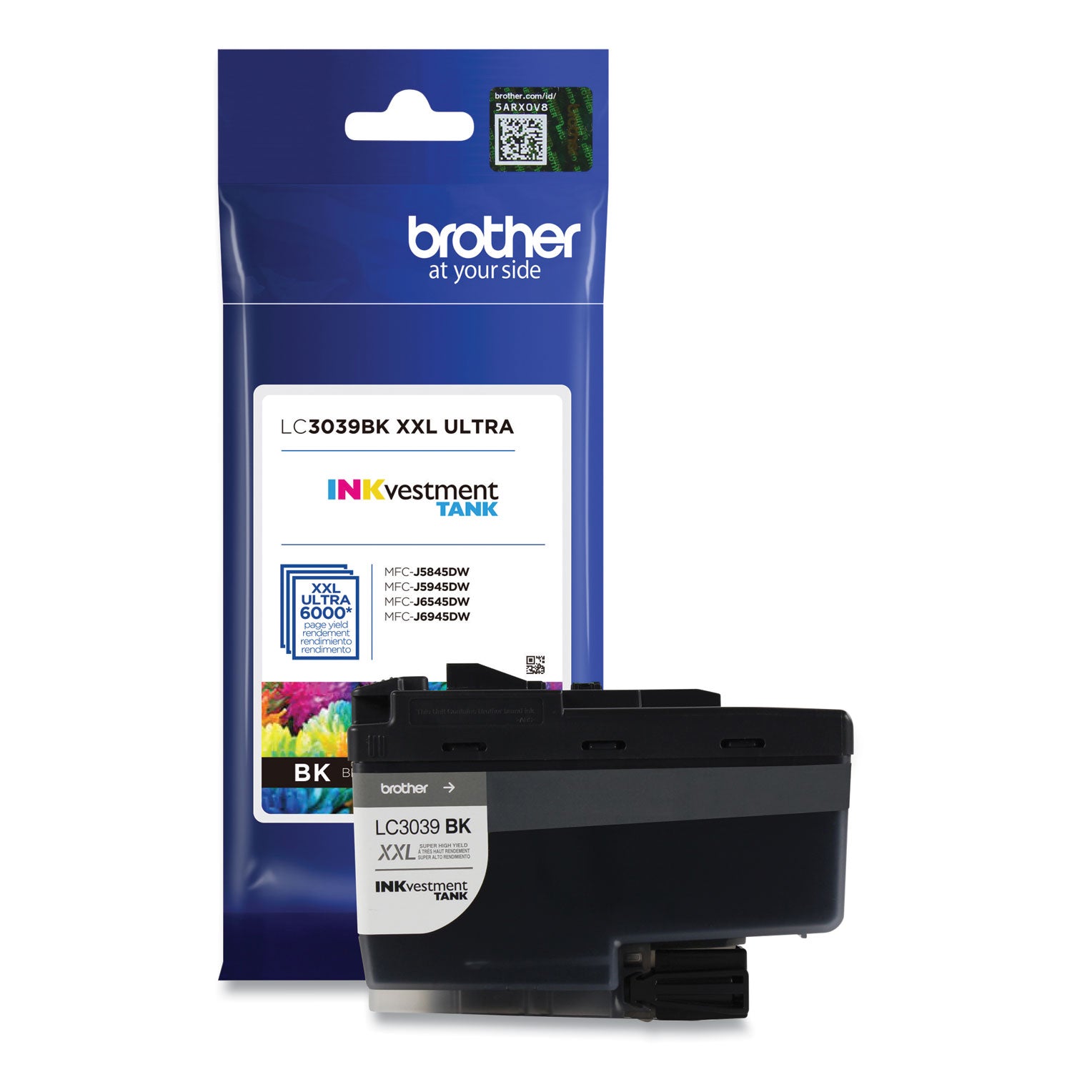 Brother INKvestment LC3039BK Original Ultra High Yield Inkjet Ink Cartridge - Single Pack - Black - 1 Each