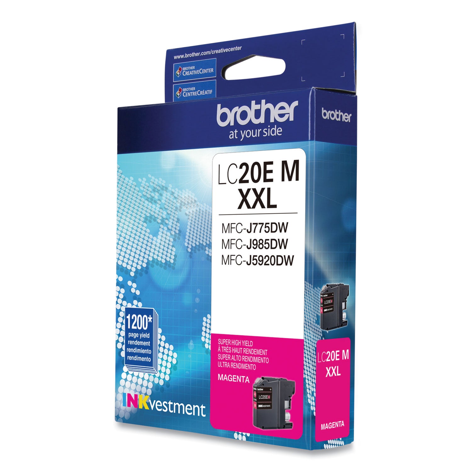 Brother LC-20EM Inkjet Ink Cartridge - Magenta - 1 Each
