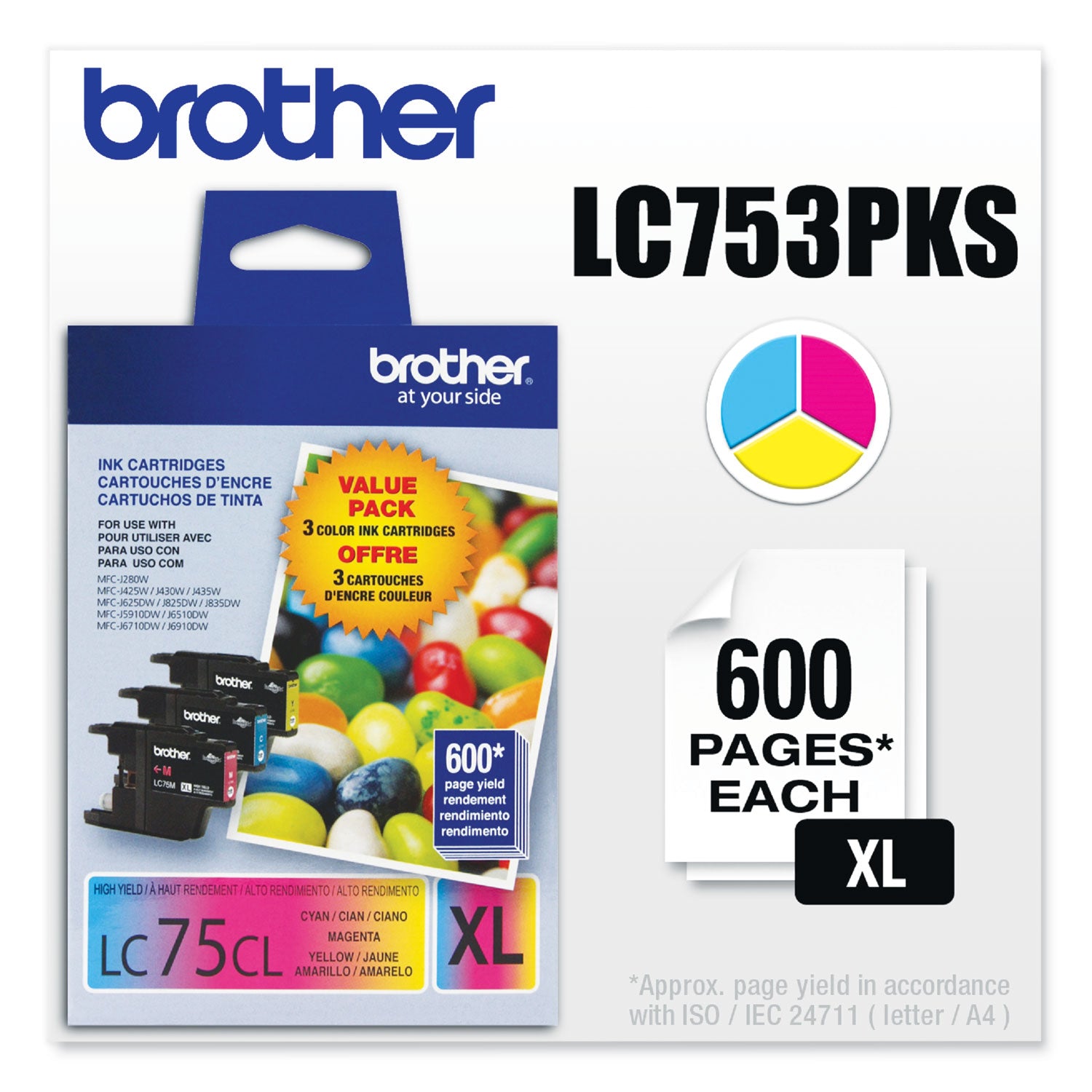 Inkjet - Cyan, Magenta, Yellow - 3 / Pack