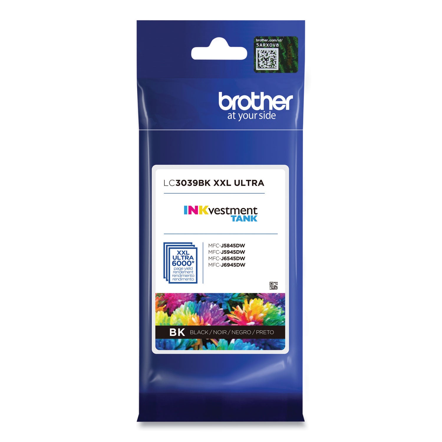 Brother INKvestment LC3039BK Original Ultra High Yield Inkjet Ink Cartridge - Single Pack - Black - 1 Each