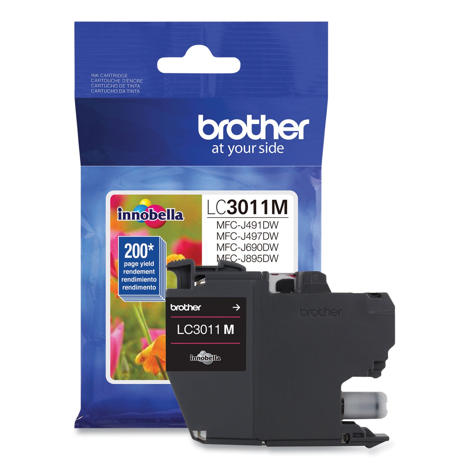 Brother Innobella LC3011M Original Standard Yield Inkjet Ink Cartridge - Single Pack - Magenta - 1 Each