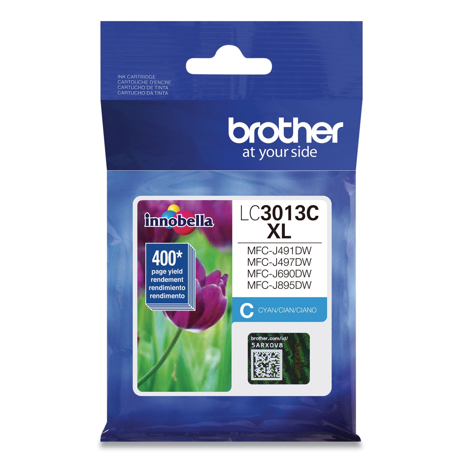 Brother Innobella LC3013C Original High Yield Inkjet Ink Cartridge - Single Pack - Cyan - 1 Each