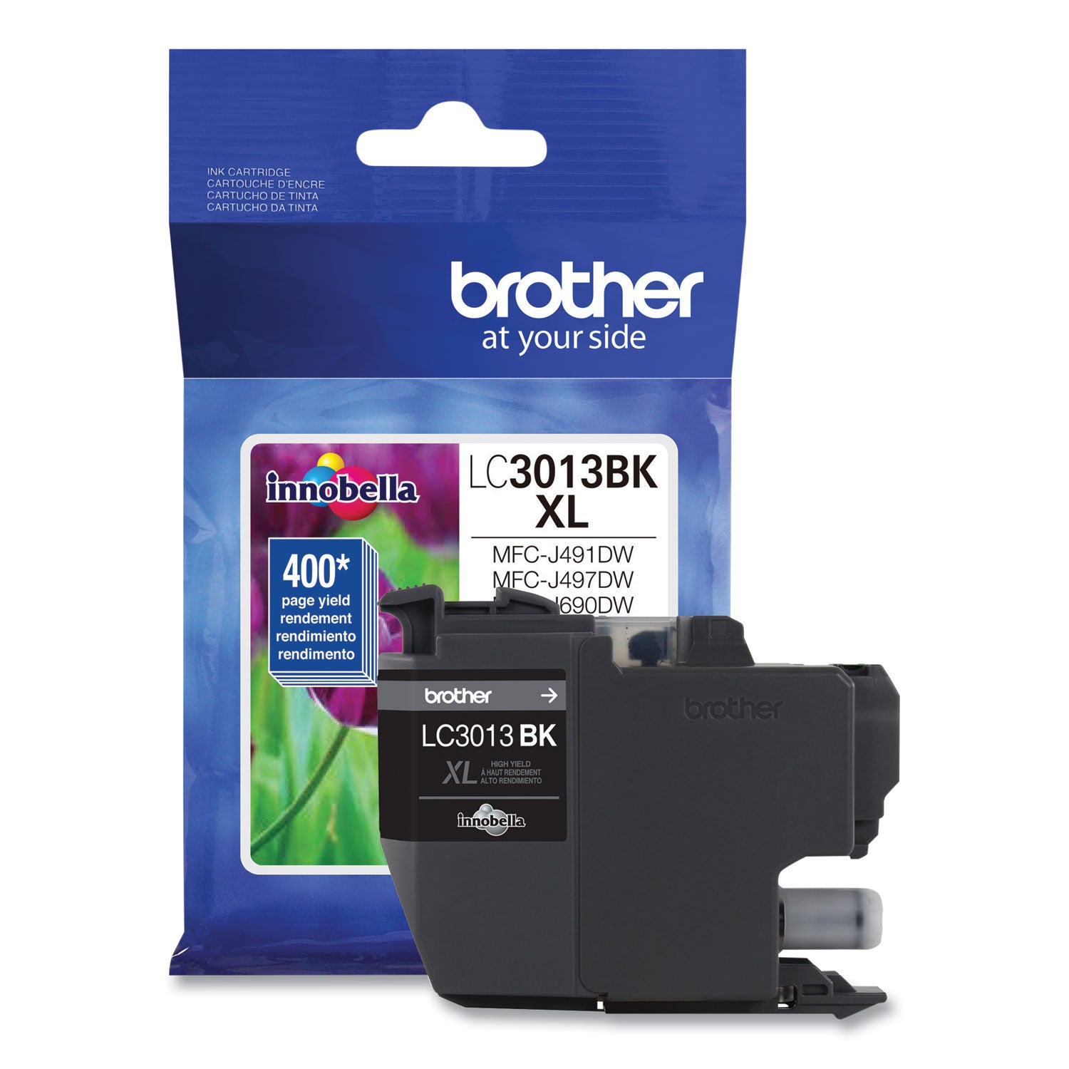 Brother Innobella LC3013BK Original High Yield Inkjet Ink Cartridge - Single Pack - Black - 1 Each