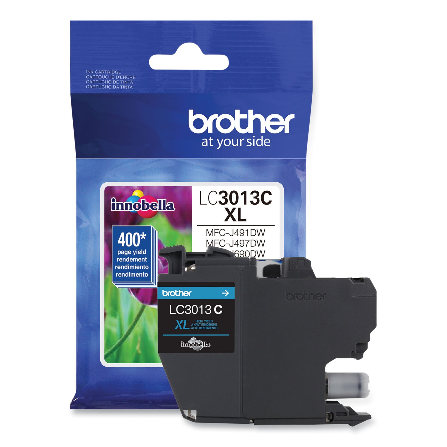Brother Innobella LC3013C Original High Yield Inkjet Ink Cartridge - Single Pack - Cyan - 1 Each