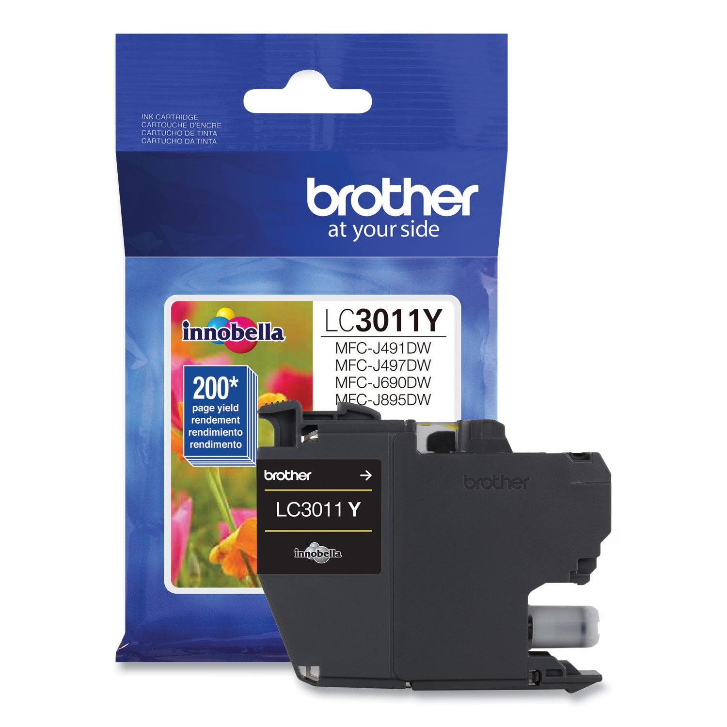 Brother Innobella LC3011Y Original Standard Yield Inkjet Ink Cartridge - Single Pack - Yellow - 1 Each