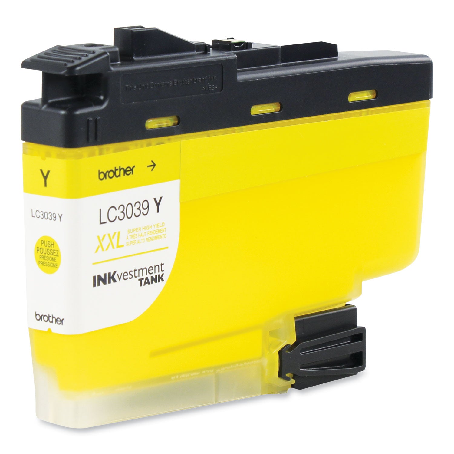 Brother INKvestment LC3039Y Original Ultra High Yield Inkjet Ink Cartridge - Single Pack - Yellow - 1 Each