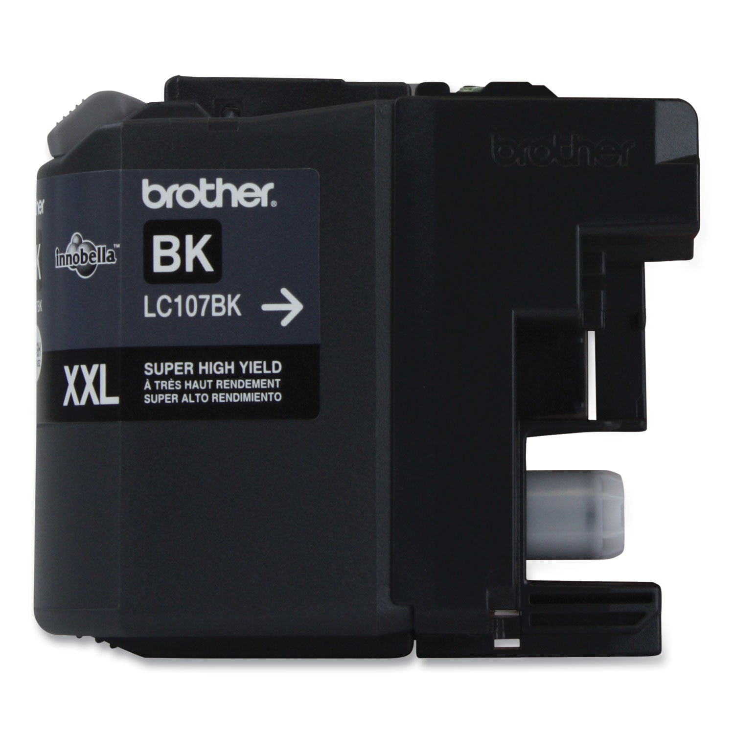Brother Innobella LC107BK Original High Yield Inkjet Ink Cartridge - Black - 1 Each