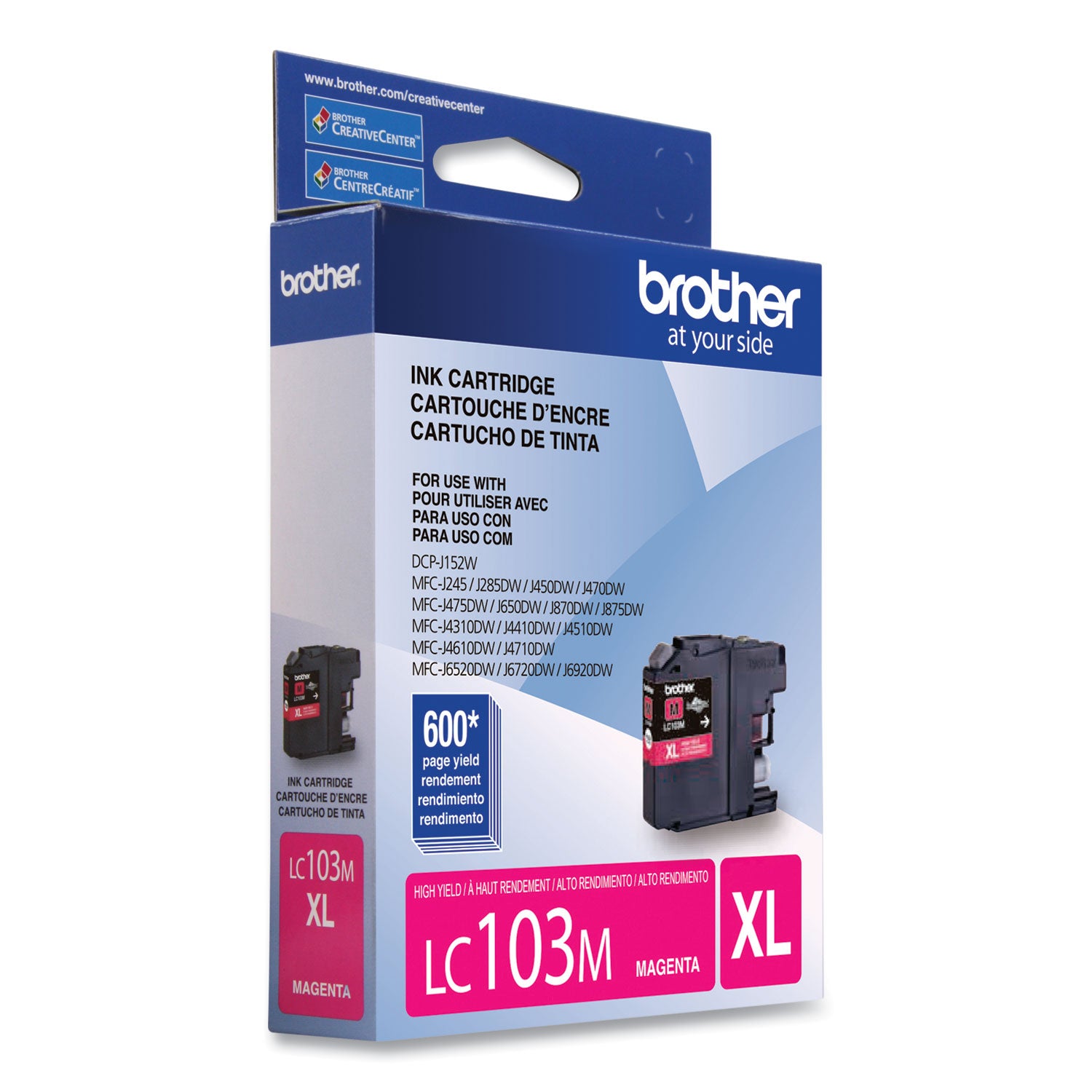 Brother Innobella LC103M Original High Yield Inkjet Ink Cartridge - Magenta - 1 Each