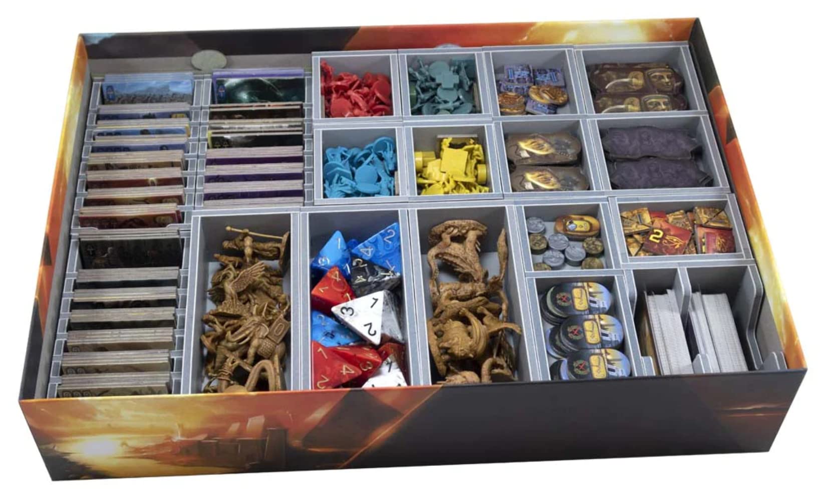 Box Insert: Kemet, Ta-Seti, Seth, C3k Crossover, and Promo Power Tile Expansions