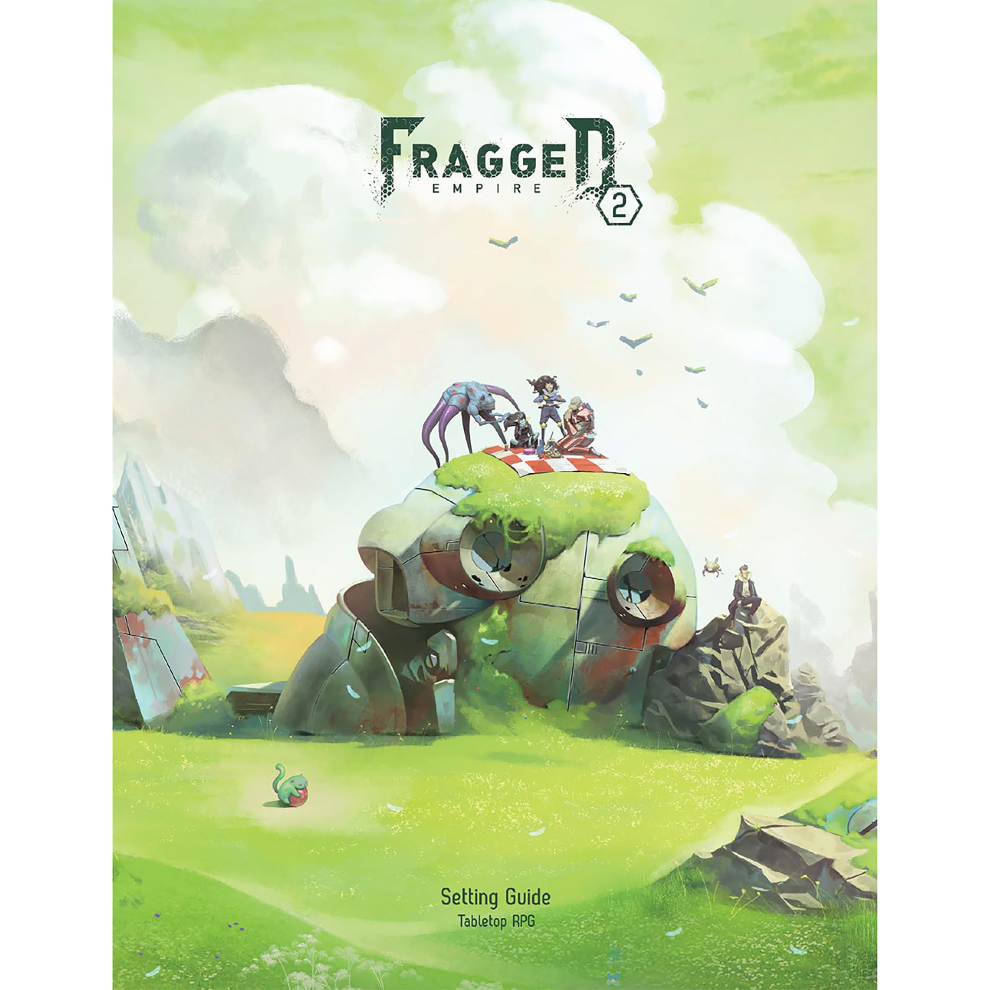 Modiphius: Fragged Empire 2nd Edition: Setting Guide - Expansion Book, Hardcover RPG, Full Color, Post-Post-Apocalyptic Sci-Fi Roleplaying