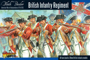 British Infantry - 28mm Scale Plastic Miniatures for Black Powder by Warlord Games - Highly Detailed American War of Independence Era for Table-top Wargaming