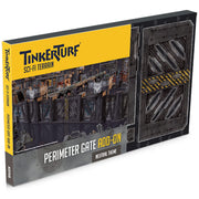 TinkerTurf Sci-Fi Terrain: Perimeter Gate, Neutral Theme, Sturdy, Affordable, Great-Looking Full-Color Terrain, Quick and Easy to Assemble, Virtually Limitless Setups