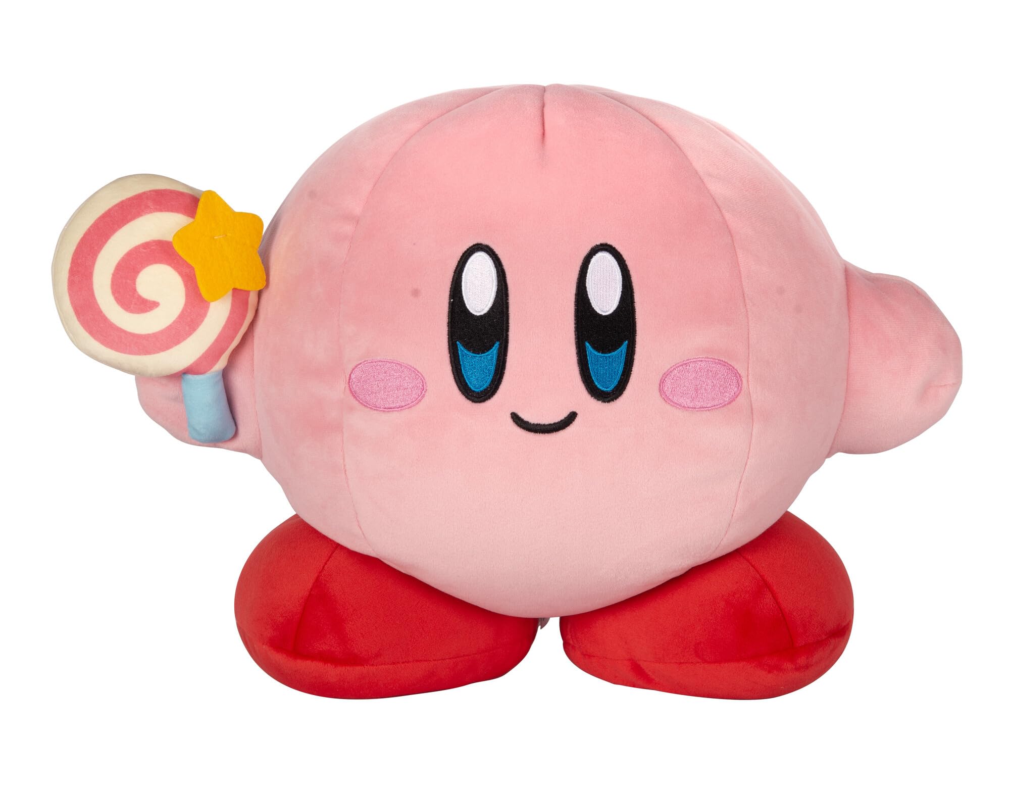 Club Mocchi-Mocchi- Kirby Plush - Kirby with Invincible Candy Plushie - Squishy Toys - Collectible and Cute Stuffed Animals - Gaming Gifts and Game Room Decor - Video Game Collectibles - 15 Inch