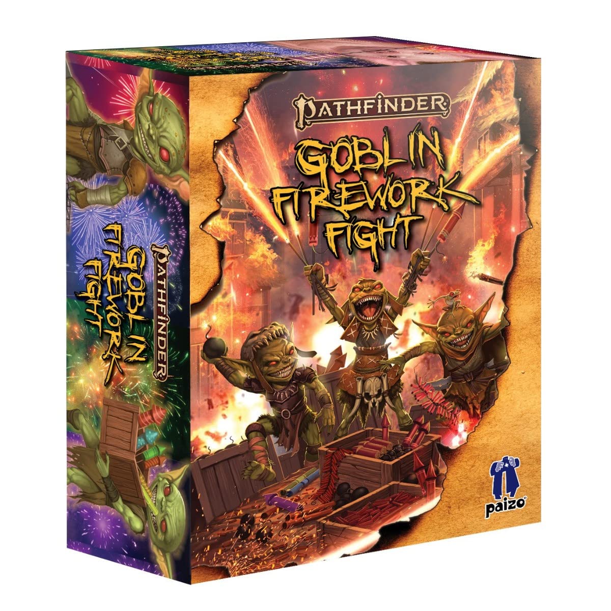 Pathfinder Goblin Firework Fight - Fast-Paced Party Board Game for 2-6 Players Ages 14+ - Quick 15-30 Minute Gameplay