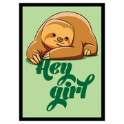 Legion Supplies Hey Girl Card Sleeves (50 Green Polypropylene Sleeves)