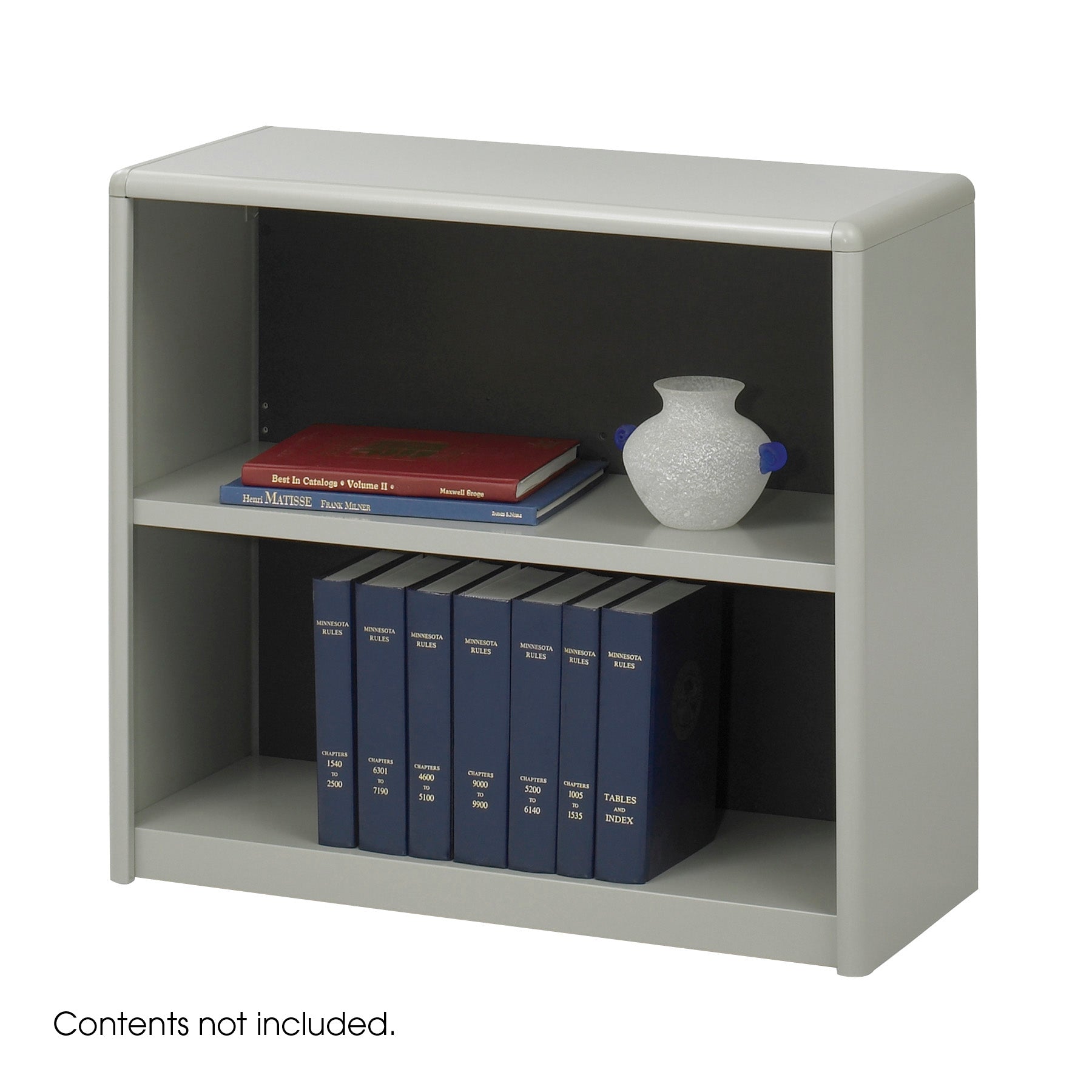 Bookcse Valuemate 2 Shelf Gry