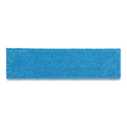 Rubbermaid Commercial Adaptable Flat Mop Microfiber Pad - 19.5" Length x 5.5" Depth - MicroFiber - Blue - 1 Each