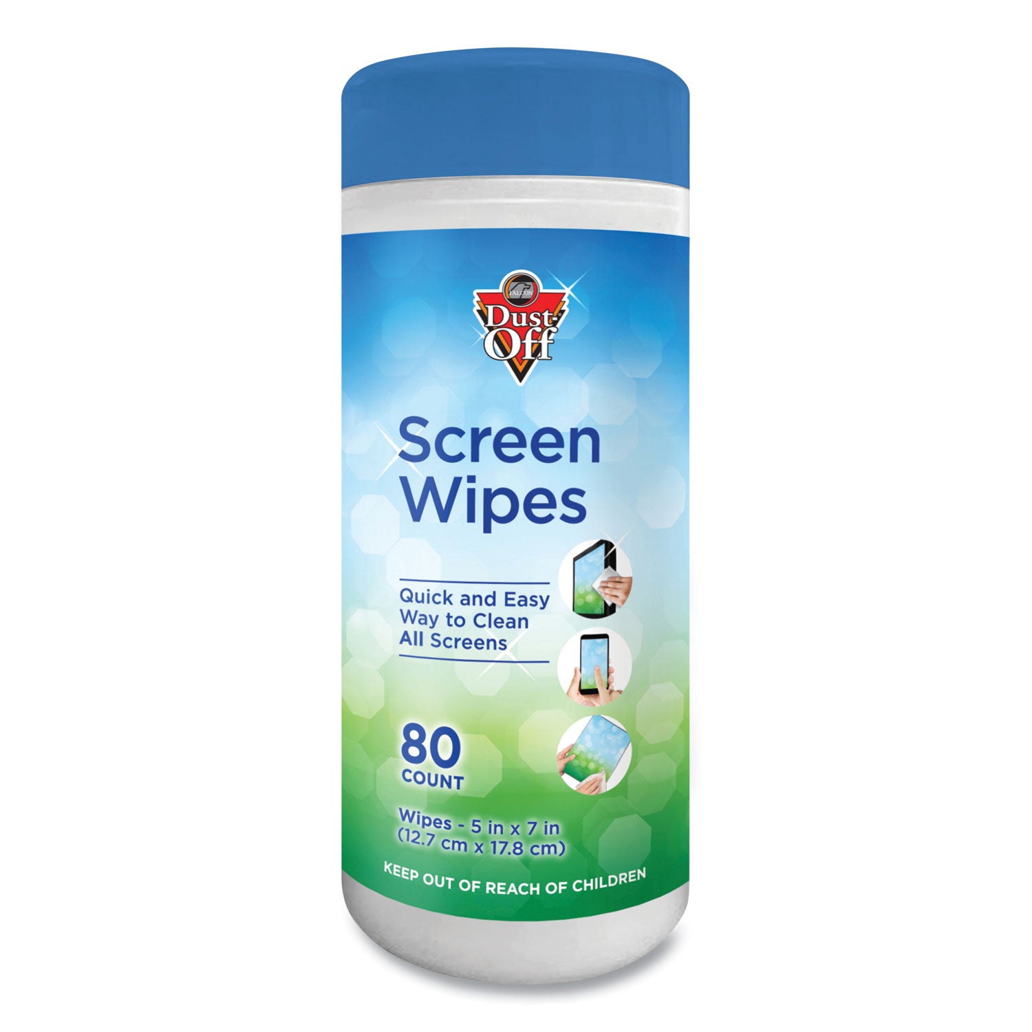 For Monitor - Streak-free, Pre-moistened, Non-abrasive, Alcohol-free, Anti-static - White - 80/Tub - 1 Each