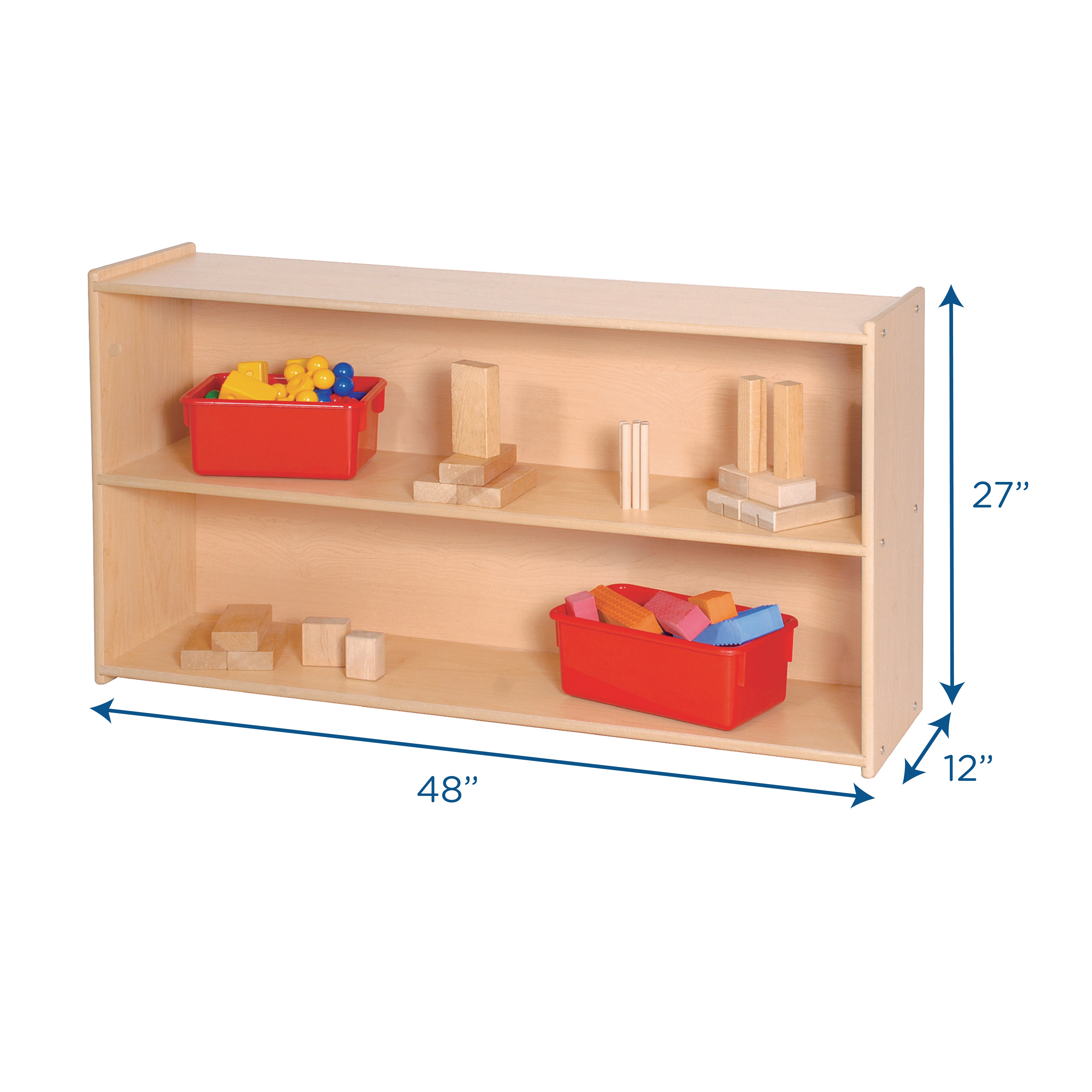 Value Line 48"L 2-Shelf Storage