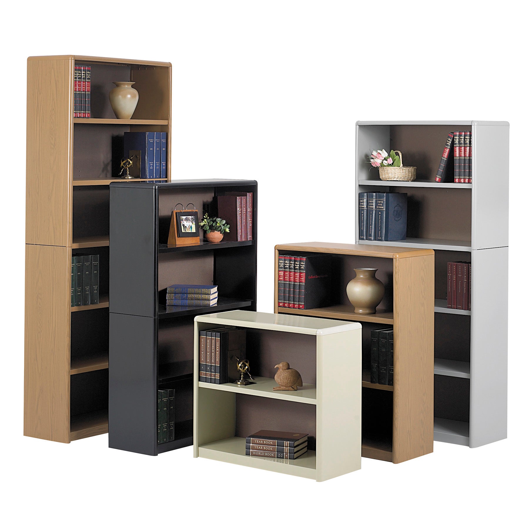 Bookcse Valuemate 5 Shelf Gry