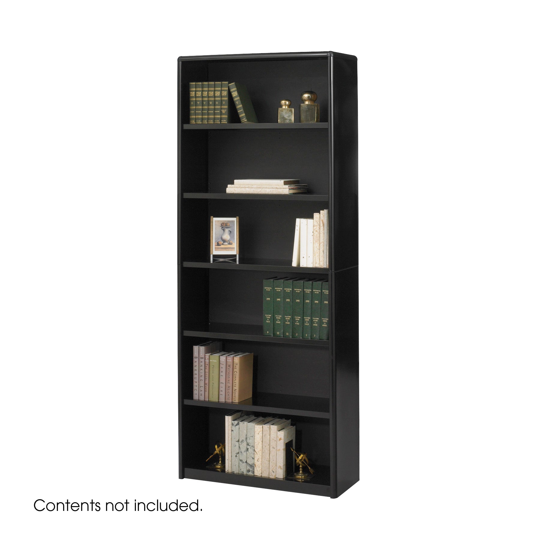 Bookcse Valuemate 6 Shelf Blk