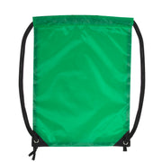18 Inch Basic Drawstring Bag - Green - 100 in the Pack
