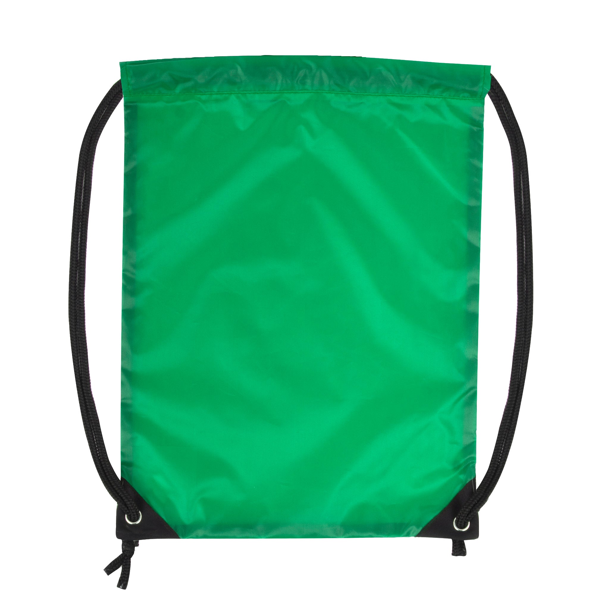 18 Inch Basic Drawstring Bag - Green - 100 in the Pack
