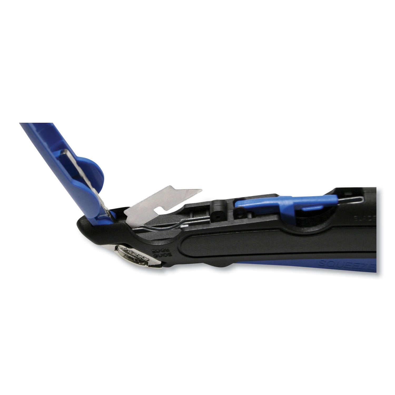 3 Blade - Retractable, Lanyard - Black, Blue - 1 Each