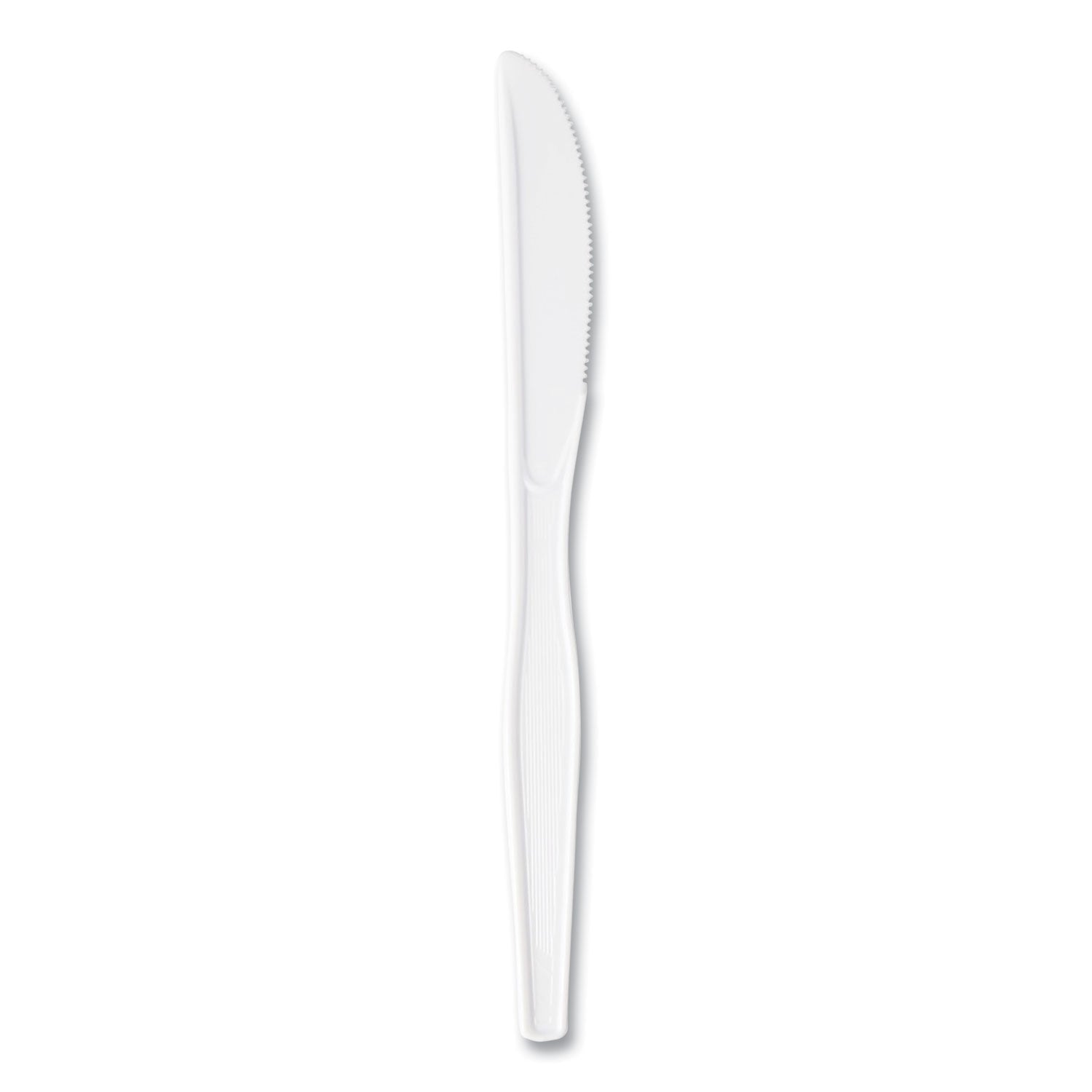 Dixie Heavyweight Disposable Knives by GP Pro - White - 1000 / Carton