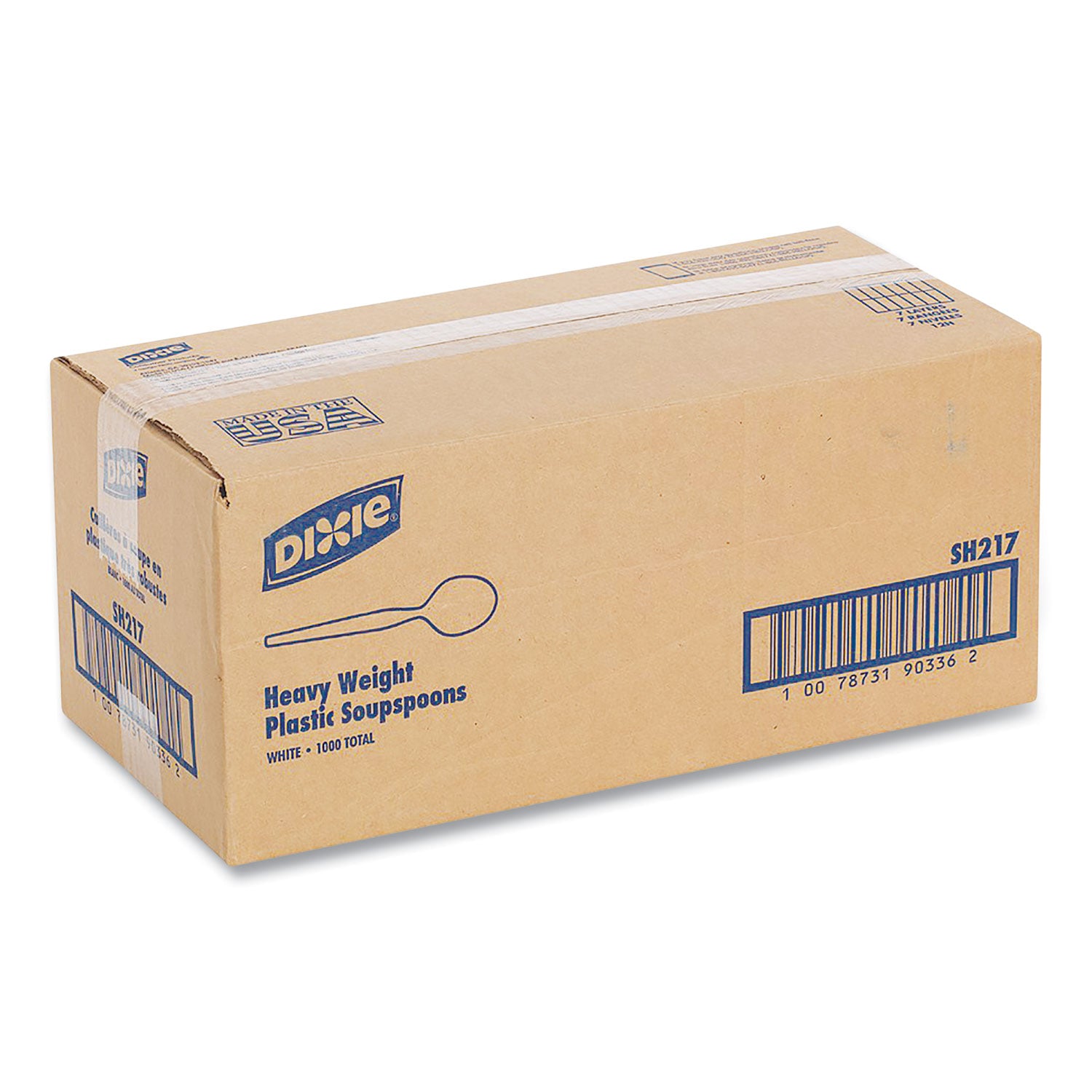 1 Piece(s) - Soup Spoon - 1 x Soup Spoon - White - 1000 / Carton
